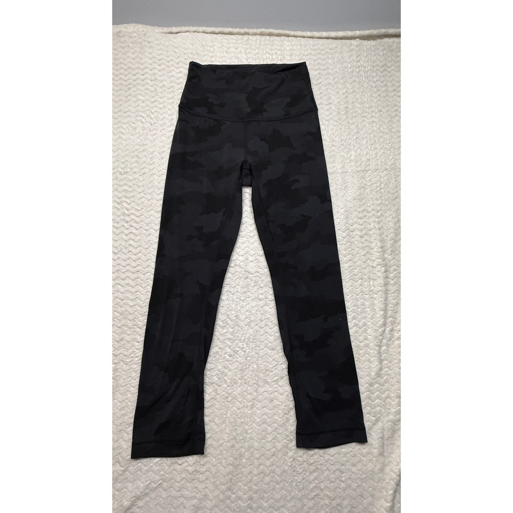 Lululemon align High Rise Crop Leggings Heritage 365 Camo Deep Coal Multi